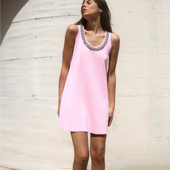 Zara Knit Mini Dress - Picture 1 of 7